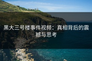 黑大三号楼事件视频：真相背后的震撼与思考